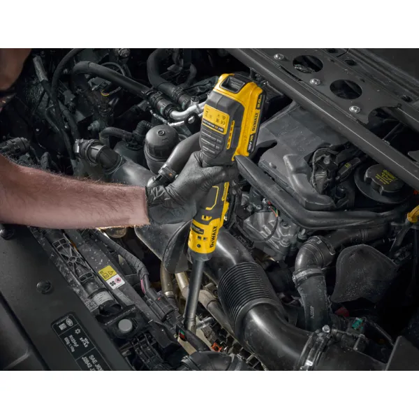 Aku ráčna s prodlouženou hl. DeWALT DCF514EN 1/4",18V