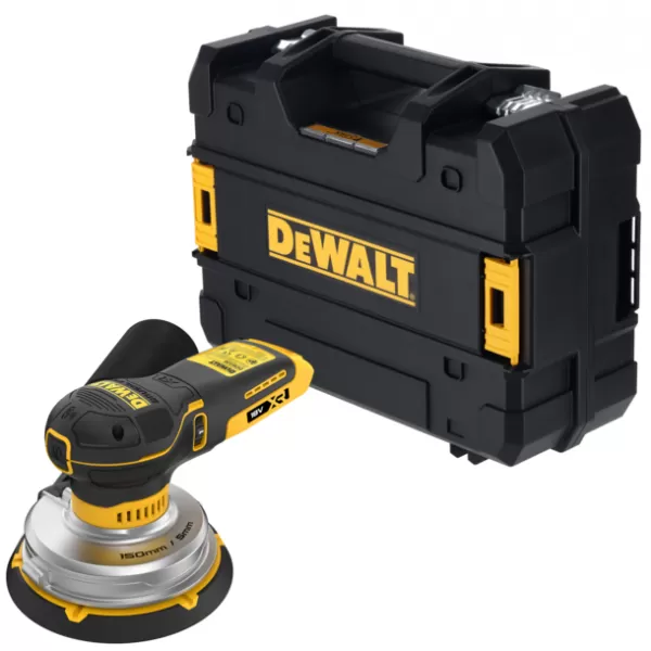 Aku excentrická bruska DeWALT DCW230NT, 150 mm, bez akumulátorů, TSTAK