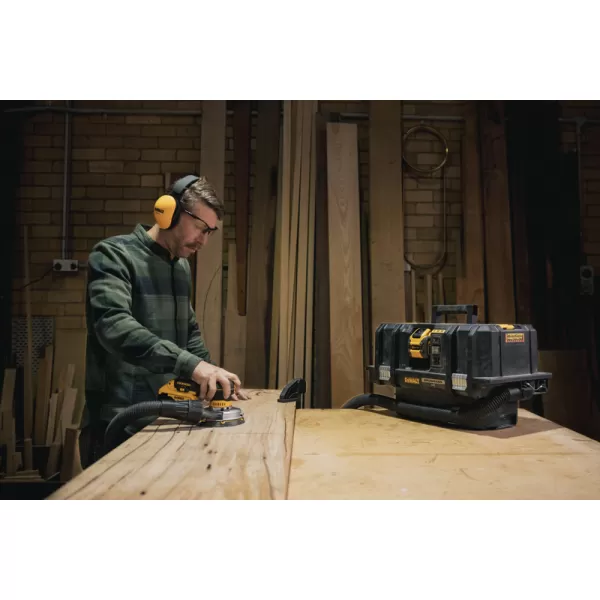 Aku excentrická bruska DeWALT DCW230P2, 150 mm,2x5,0Ah, TSTAK