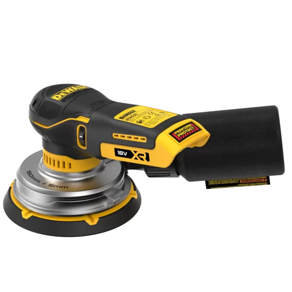 Aku excentrická bruska DeWALT DCW230NT, 150 mm, bez akumulátorů, TSTAK
