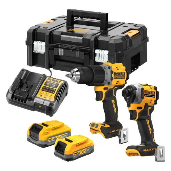 Aku sada nářadí DeWalt DCK2050EST 18V, 2 x aku 1,7 Ah a 3,5 Ah