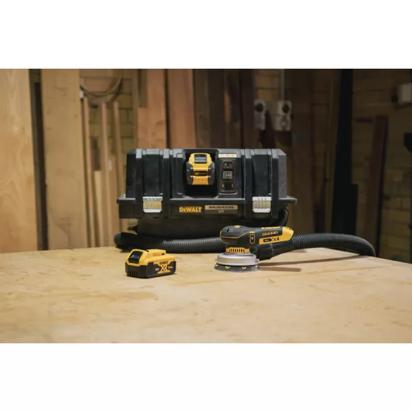 Aku excentrická bruska DeWALT DCW211NT, 125 mm, 2x5,0Ah
