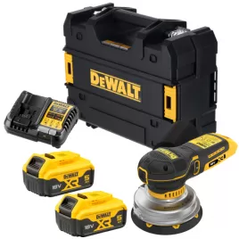 Aku excentrická bruska DeWALT DCW211NT, 125 mm, 2x5,0Ah