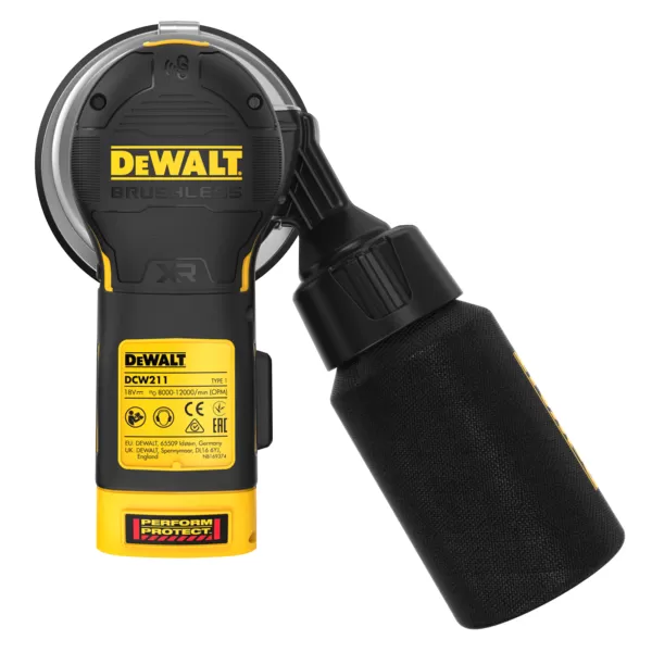 Aku excentrická bruska DeWALT DCW211N, 125 mm, bez akumulátorů