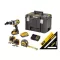 Aku vrtačka s příklepem DeWalt DCD1007H2AT, 18V, 2x5,0Ah + dárek ÚHELNÍK, METR A SADY BITŮ
