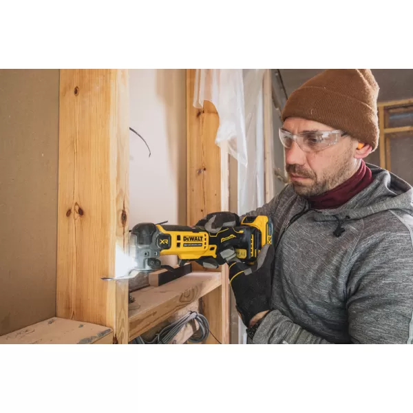 Aku oscilační multibruska Dewalt DCS359NT solo, TSTAK
