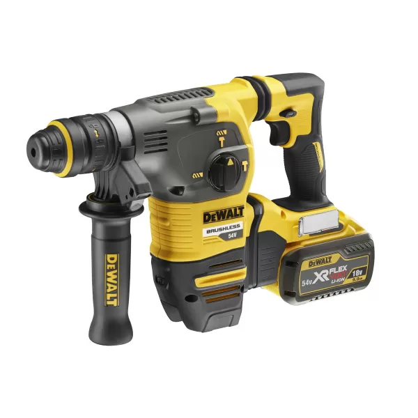 Aku kombinované kladivo s odsáváním Dewalt FLEXVOLT DCH335X2, 54V, 2x9,0 Ah