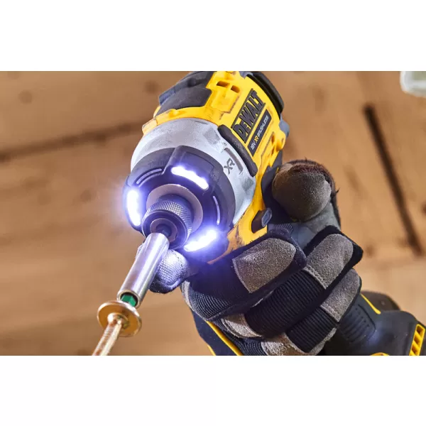 Aku rázový utahovák DeWalt DCF860E2T POWERSTACK, 18V, 2x1,7Ah, kufr