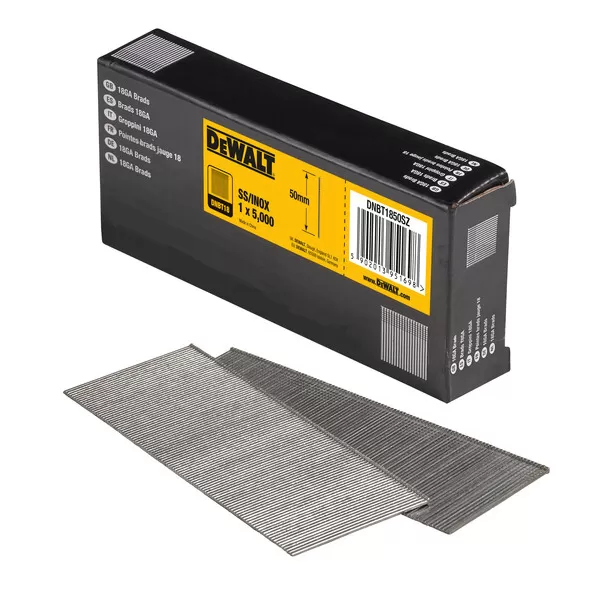 Nerezové hřebíky 1,25 x 50 mm 5000 ks DeWalt pro DCN680